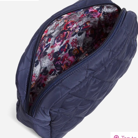 Vera Bradley Ultralight Grand Cosmetic Navy - Picture 2 of 5